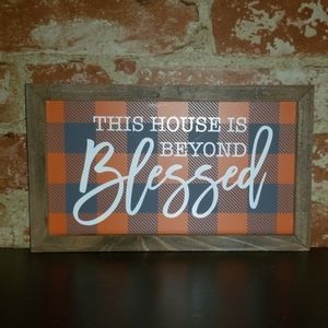 Blessed fall sign